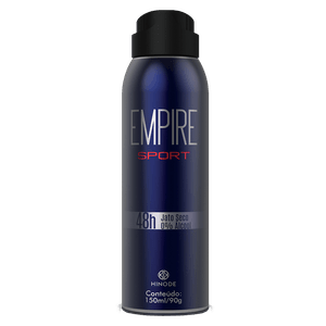 Desodorante Aerossol Antitranspirante Empire Sport 150ml