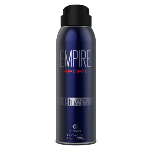 Desodorante Aerossol Antitranspirante Empire Sport 150ml