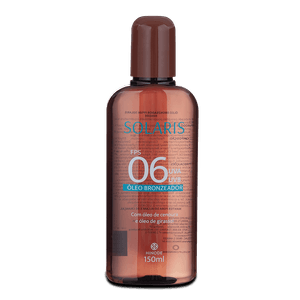 Óleo Bronzeador FPS 6 Uva E Uvb Solaris 150ml