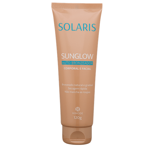 Autobronzeador Sunglow Corpo E Rosto Solaris 120g