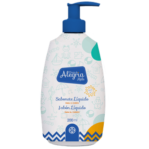 Sabonete Líquido Mania De Alegria Kids 200ml