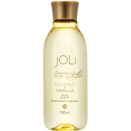 Óleo Desodorante Corporal Joli Vanilla e Coco 200ml