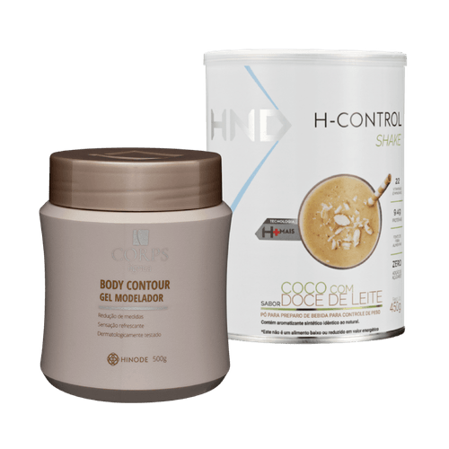Kit Verão Gel Redutor e Shake Sabor Coco com Doce de Leite