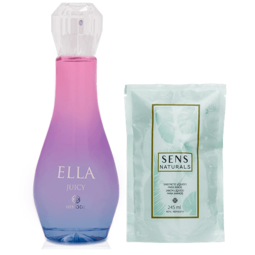 Kit Especial Ella Juicy com Refil Sabonete Líquido para as Mãos Sens Naturals