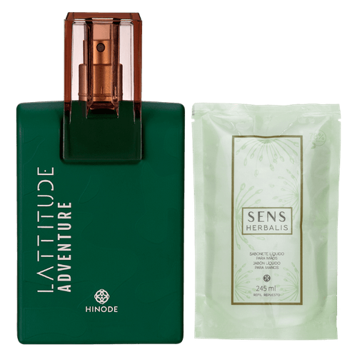 Kit Especial Lattitude Adventure com Refil Sabonete Líquido para as Mãos Sens Erva Doce